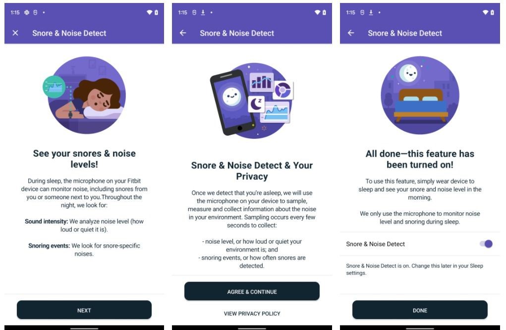 Fitbit Is Establishing A Snore As Well As Noise Discovery Attribute.